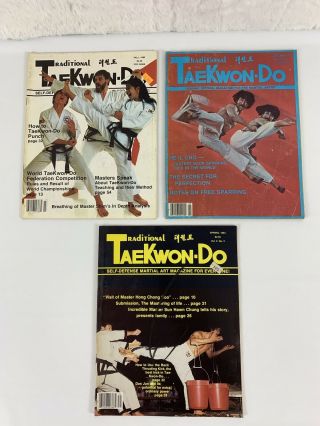 Traditional Tae Kwon Do 3 Magazine’s Martial Arts Self Defense Rare 1977 82 - 83