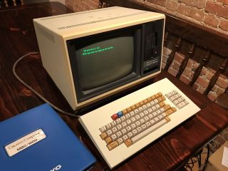 Vintage 1982 Sanyo Mbc - 1000 Computer - W/ Keyboard And Boot Disk - Rare