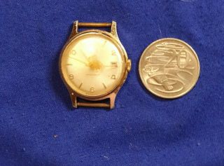 SMITHS 5 Jewel Vintage Military Watch Face.  Very Old and Rare. 2