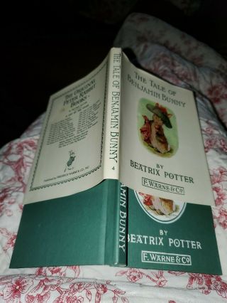 Beatrix Potter The Tale Of Benjamin Bunny F.  Warne & Co Vintage Rare
