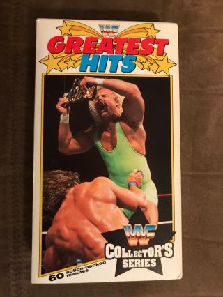 Wwf Greatest Hits Vhs Coliseum Video Wwe Rare Ws910