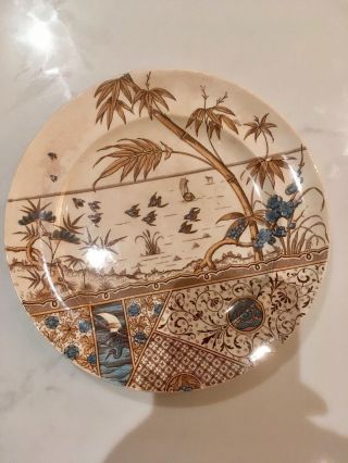 Polychrome Melbourne G & W Late Mayers Plate