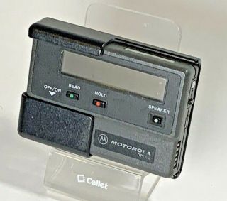 Rare,  Vintage 1983 Motorola Optrx Pager With Belt Clip/holster