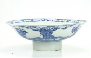 A Chinese Qing Dynasty Blue And White Plate