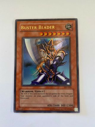 Yugioh Buster Blader Psv - 050 Ultra Rare Unlimited Edition Near Mint/excellent