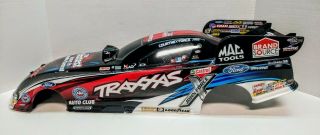 Rare Traxxas Funny Car 1/8 NHRA COURTNEY FORCE BODY WITH WING/MOUNT 2