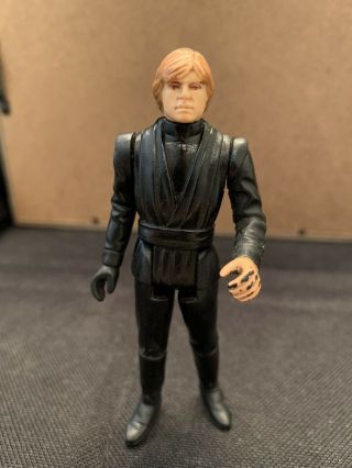Star Wars Vintage 1983 Luke Jedi Molded Face Variant Rare Taiwan Kenner Rotj