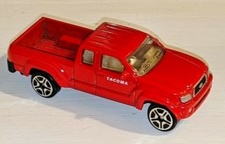 Rare Suntoys Toyota Tacoma Pick - Up Truck L9837 1:64 Red Diecast Taco