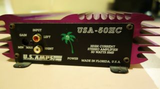 US Amps USA - 50HC Rare High - Current Old School Power Amp.  but has Issues 3