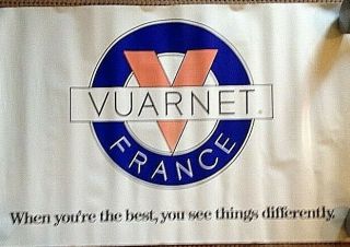 Rare Vintage Vuarnet - France Logo Poster 26 " X 40 " From The 80 