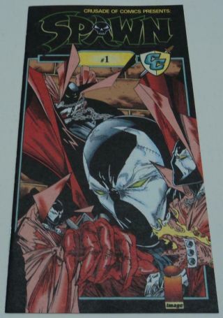 Crusade Of Comics Presents Spawn 1 (image 1992) Todd Mcfarlane Cover (vf) Rare