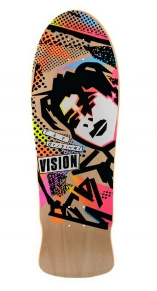 Rare Vintage 1986 Vision Nos Reissue Skateboard Mark Gonzales Lmtd Darker Natty