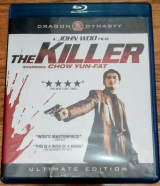 The Killer (blu - Ray) A John Woo Film - Chow Yun - Fat - Dragon Dynasty Rare