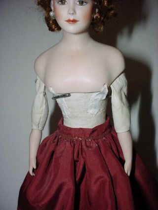 Thelma Resch Rare Victorian Lady Vintage Porcelain Doll 19 