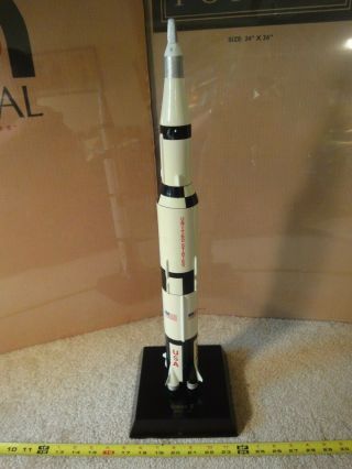 Rare Vintage Saturn V Apollo Rocket Ship Philippines Shelf Model Display,  1/200