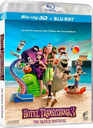 Hotel Transylvania 3 Summer Vacation 3d Blu Ray Disc Only Region - Rare