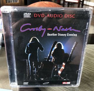 Crosby - Nash - “another Stoney Evening” Dvd Audio Rare 5.  1 Surround Sound Oop