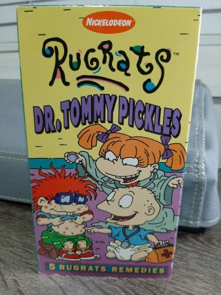 Rugrats Dr.  Tommy Pickles (vhs,  1998) By Nickelodeon - - Rare Vintage - Ship24h