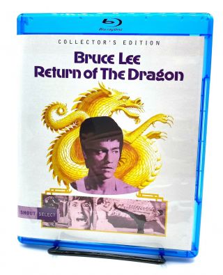 Bruce Lee: Return Of The Dragon (1972) [collector’s Edition Blu - Ray] Rare & Oop
