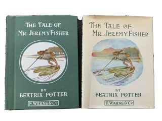 Vintage The Tale Of Mr Jeremy Fisher By Beatrix Potter C.  1906 Rare Hardcover 7