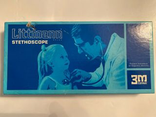 Littmann Nursescope Stethoscope 3m And Paperwork Rare Vintage