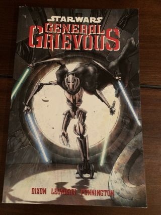Star Wars: General Grievous - Rare Oop 2005 Dark Horse Comics Graphic Novel Tpb
