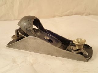 Early Antique Stanley No.  15 Adjustable Throat Block Plane,  7 " L