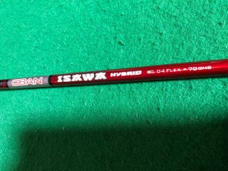 Rare Tour Issue Oban Isawa Red 70g 04 Flex Hybrid Shaft No Adapter Rrp£200 Mw679