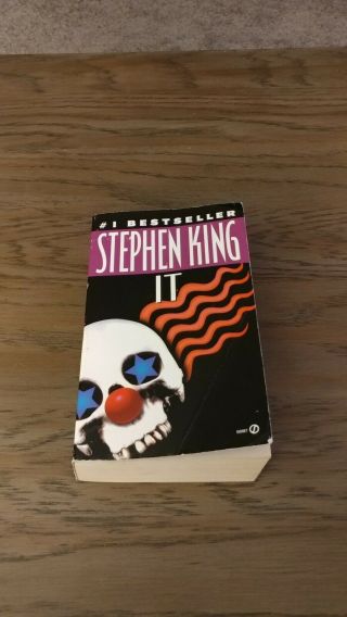 It By Stephen King Paperback,  Rare Cover
