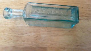 Rare Size Pontiled Ayers Cherry Pectoral Lowell Mass Antique Medicine Bottle 3