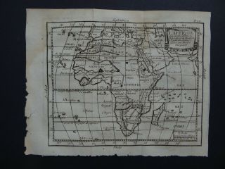 1759 Buffier Atlas Macquart Map Africa - L 