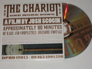Chariot - One More Song Dvd Rare Promo Hardcore