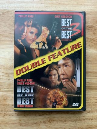 Best Of The Best 3 & 4 - Double Feature (dvd,  2000) With Insert - Rare Oop