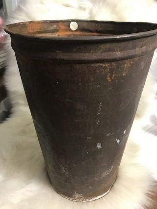 Vintage 3 Maple Syrup Old Galvanized Sap Tapered Buckets Planters