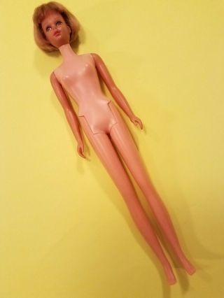 Vintage Barbie Straight Leg Francie Doll Ashe Blonde 1965 1st Edition