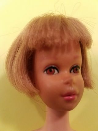 Vintage Barbie Straight Leg Francie Doll Ashe Blonde 1965 1st Edition 2