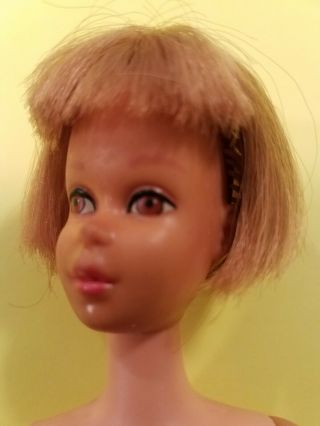 Vintage Barbie Straight Leg Francie Doll Ashe Blonde 1965 1st Edition 3