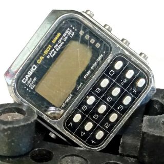Rare Vintage Casio Digital Calculator Watch Ca - 901 Parts Repair Only