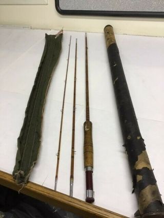 South Bend Model 346 Vintage Bamboo Fly Rod 9ft one tip only 2