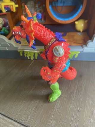 Vintage TMNT Ninja Turtles 1992 HotHead Playmates Rare Dragon Figure 2