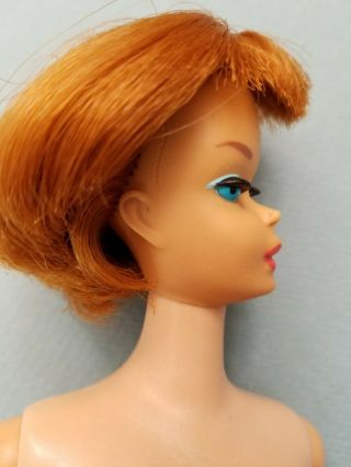 Vintage Titian American Girl Barbie Doll straight leg body nose nip,  extra head 3