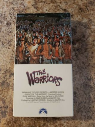 The Warriors Vhs Like Rare Cult Classic
