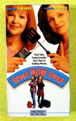 The Great Mom Swap Vhs Video Rare 1995 Hallmark Tv Movie Valerie Harper