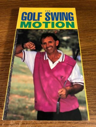 The Golf Swing Motion Vhs Vcr Video Tape Movie Arnie Frankel Rare