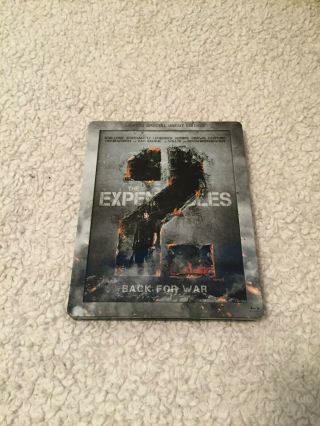 The Expendables 2 Limited Special Edition (blu - Ray Disc,  2015,  Steelbook) Very Rare