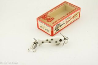Vintage Heddon Tiny Spook Minnow Antique Fishing Lure Wbs Jj10