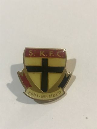 Rare St.  Kilda Saints Pin Vfl Afl 2001 Great Cond.