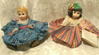 2 Vintage 8 " Alexander Dolls: Brazil & Little Miss Muffet
