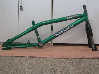 Haro Backtrail X2 Bmx Frame Fork Set Rare Old Mid School Freestyle Ryan Nyquist