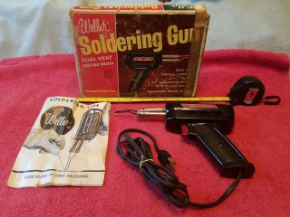 Weller Soldering Gun 8200 - N Dual Heat 100/140 W/box And Instructions Vtg Usa